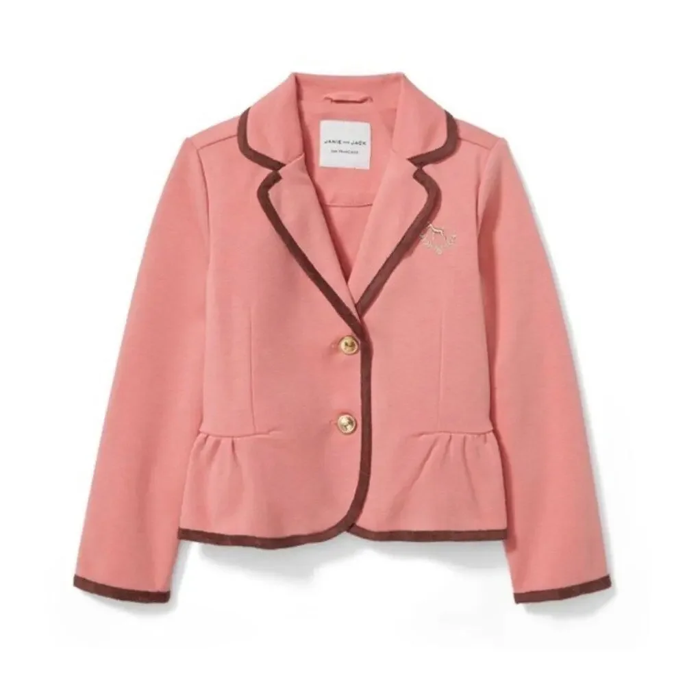 Janie and Jack Peplum Ponte Blazer, 12-18M - NWT -